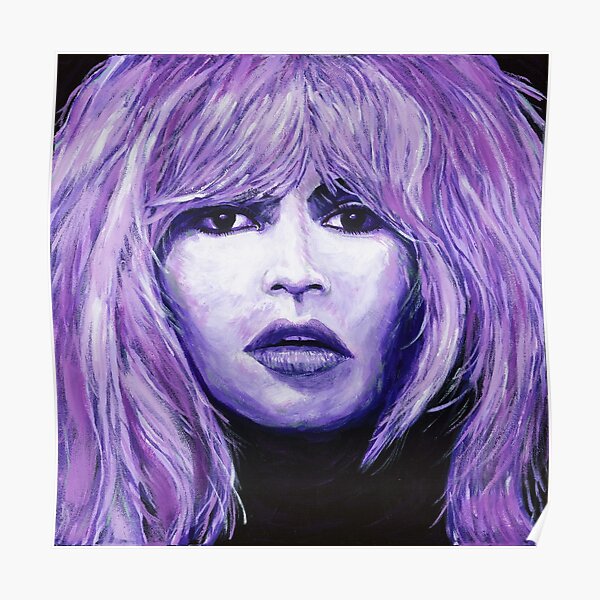 Purple Girl Poster