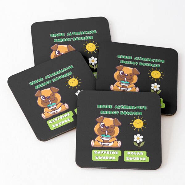 Item preview, Pug drinking coffee  designed and sold by Weather gifts .