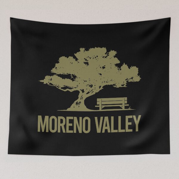 Item preview, Bench And Tree Moreno Valley designed and sold by nguyentanshop.