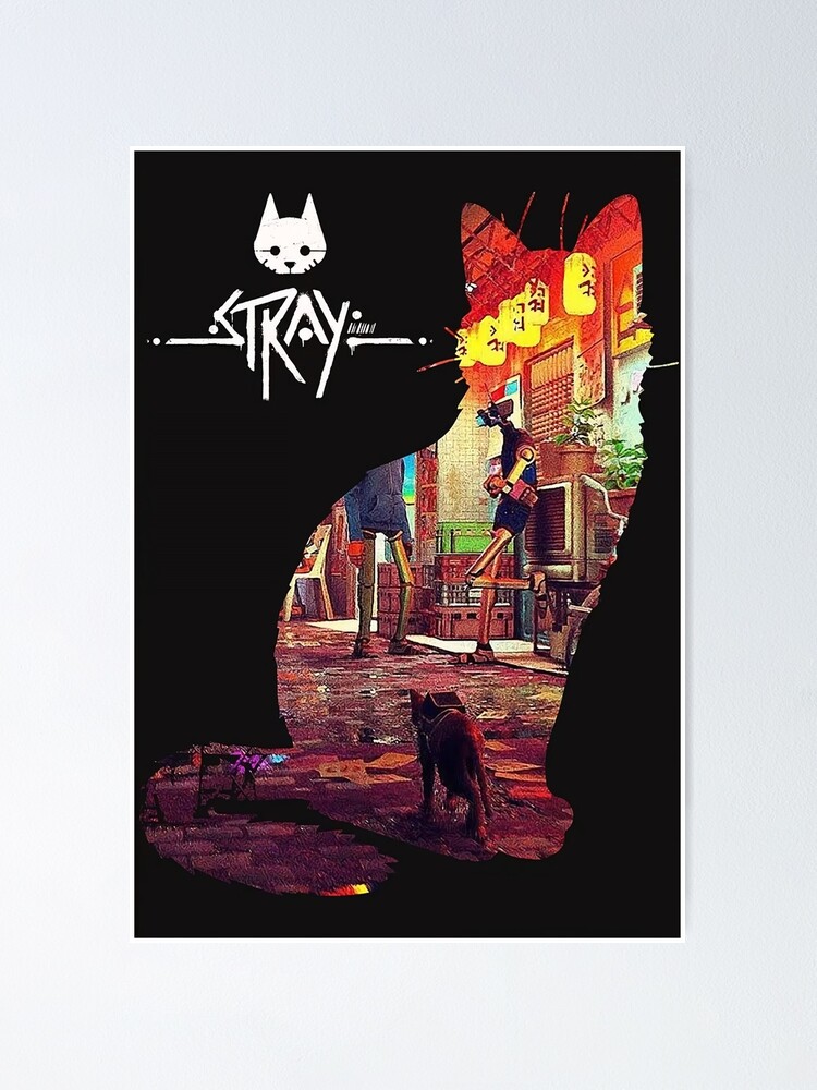 stray game cat sad Poster for Sale by WellingtonAdams