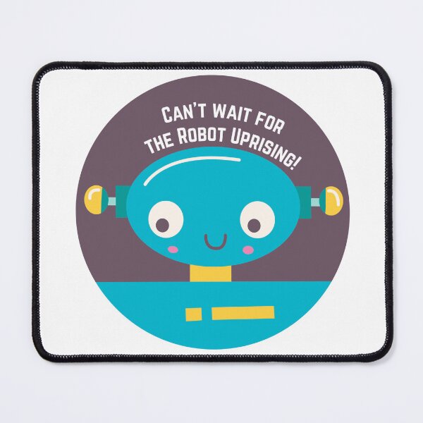 Item preview, Can't Wait for the Robot Uprising - Purple designed and sold by flying-flamingo.