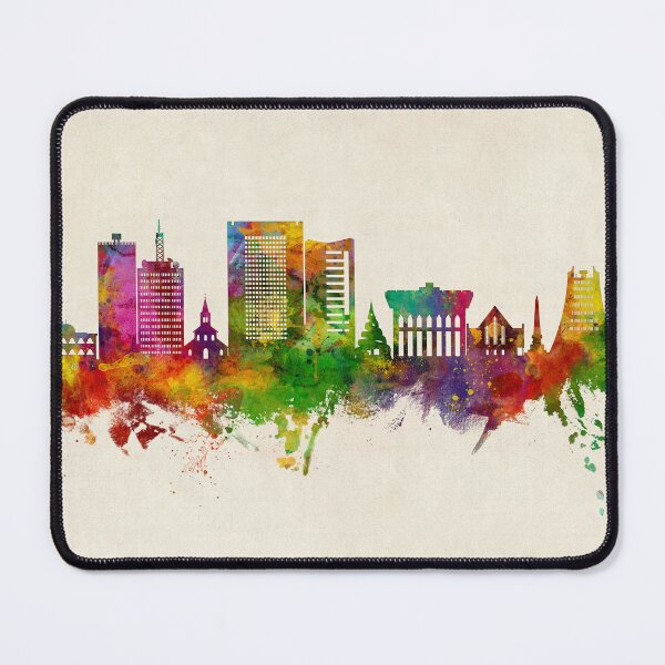 Item preview, Yaoundé Cameroon Skyline designed and sold by ArtPrints.