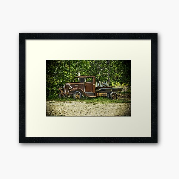 Keep on Trucking. Framed Art Print