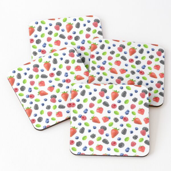 Item preview, Summer berries pattern designed and sold by 6hands.