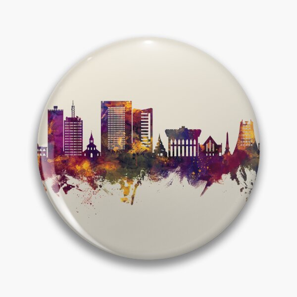 Item preview, Yaoundé Cameroon Skyline designed and sold by ArtPrints.