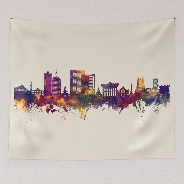 Item preview, Yaoundé Cameroon Skyline designed and sold by ArtPrints.
