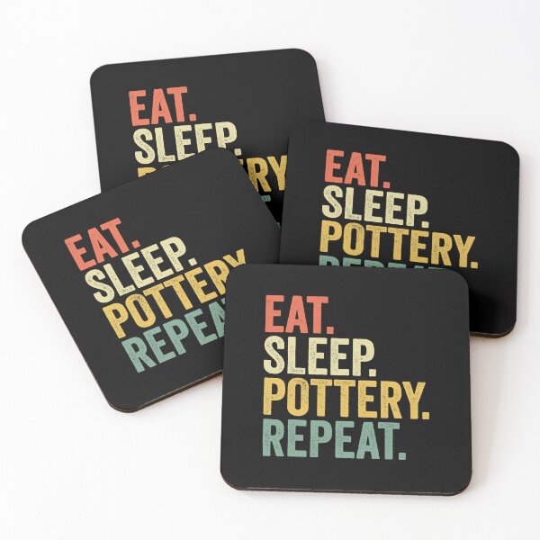 Item preview, Eat Sleep Pottery Repeat Funny Pottery Lover designed and sold by DNW-art.