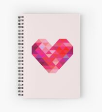 Prism Heart Spiral Notebook