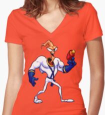 Jim Women's Fitted V-Neck T-Shirt