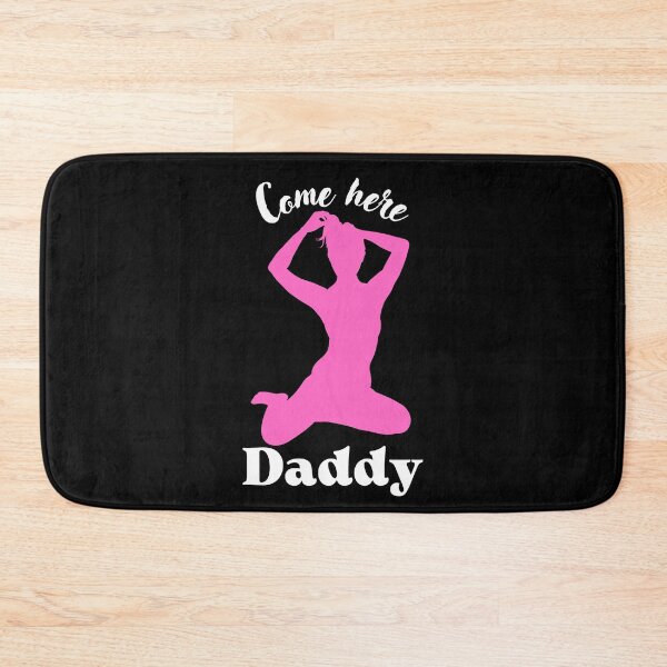 Item preview, Come here Daddy Fem Silhouette Sissy girl pink and white designed and sold by SISSY4SISSIES.