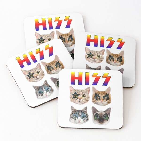 Item preview, Hiss Funny Cats Kittens Rock Rockin designed and sold by Dinielpaker.
