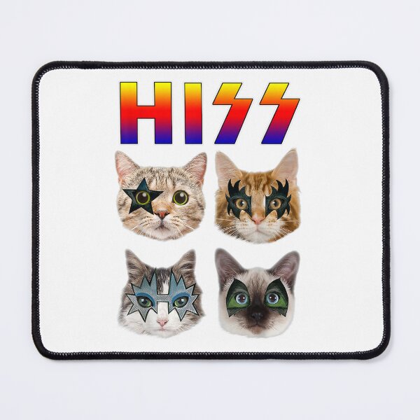 Item preview, Hiss Funny Cats Kittens Rock Rockin designed and sold by Dinielpaker.