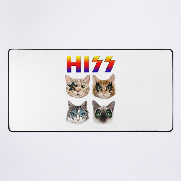 Item preview, Hiss Funny Cats Kittens Rock Rockin designed and sold by Dinielpaker.