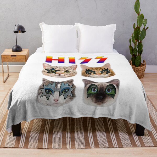 Item preview, Hiss Funny Cats Kittens Rock Rockin designed and sold by Dinielpaker.