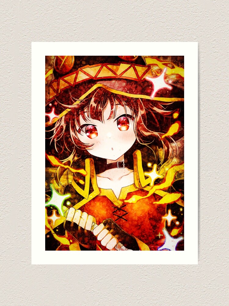 Kazuma Megumin Konosuba' Poster, picture, metal print, paint by