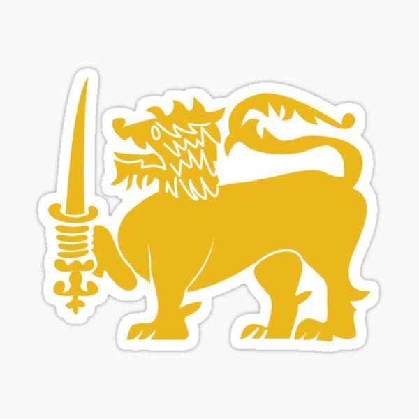 Sri Lanka Flag Bumper Stickers - 4 Pack 2-inch Vinyl Decals For Cars, Laptops & Windows