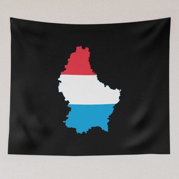 Item preview, Luxembourg Flag Map designed and sold by artyfiry.