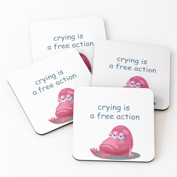 Item preview, Crying Is A Free Action designed and sold by sbe-zone.
