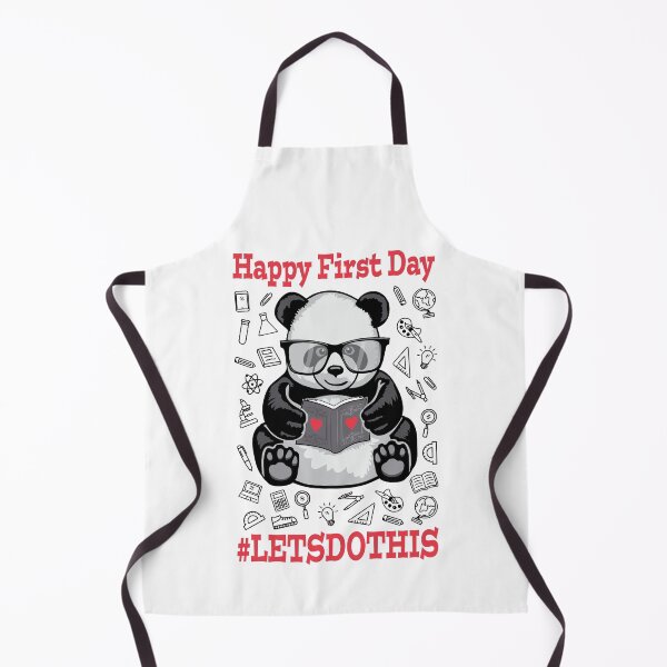 Item preview, Happy First Day Let's Do This Back To School Panda Bear designed and sold by GrandeDuc.