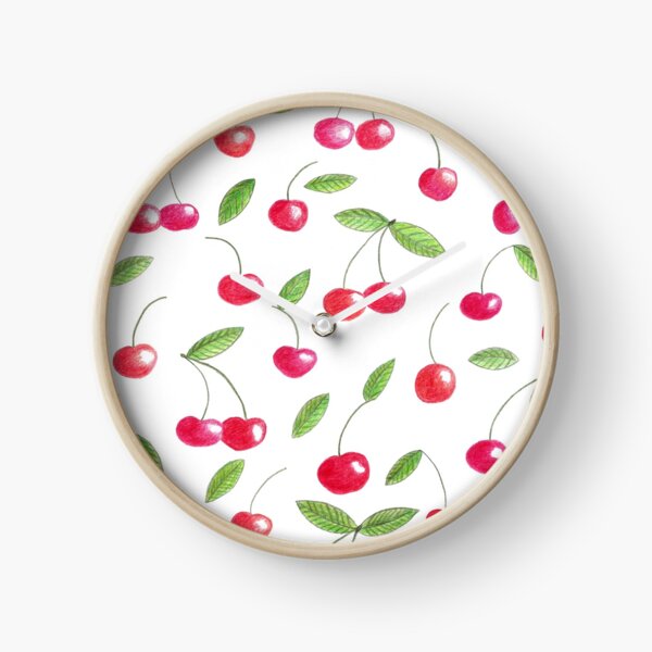 Cherries Clock