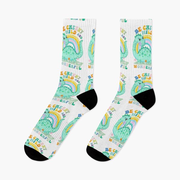 Item preview, Dinosaur with Rainbow: Be cheeky, wild and wonderful. For kids. designed and sold by Sandra Brezina.