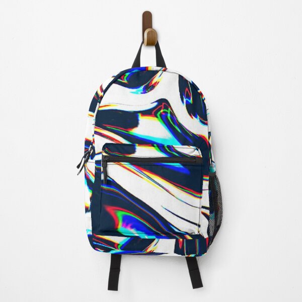 Item preview, Trippy Liquid Art Black and White Liquid Drip Glitch | StokedUpArt designed and sold by StokedUpArt.