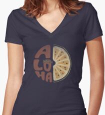 Aloha! Women's Fitted V-Neck T-Shirt