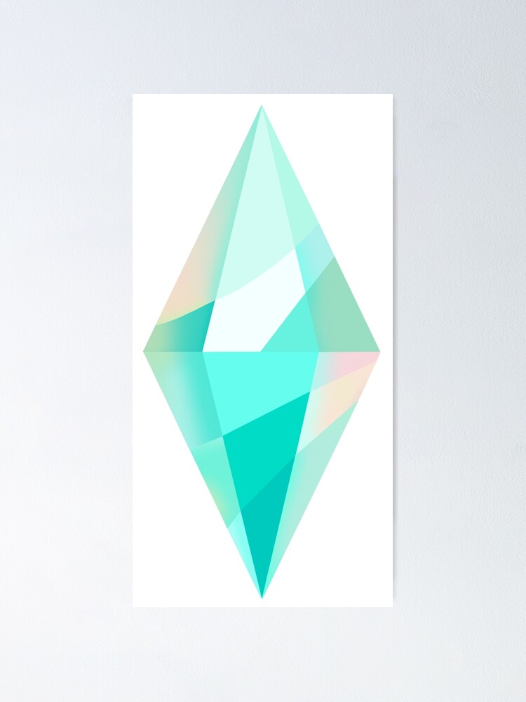 The Sims 4 Rise And Shine Plumbob Poster For Sale By Freeorca Redbubble