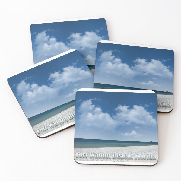 Item preview, Beach Scene - Fort Walton Beach, Florida designed and sold by JadeRyder.
