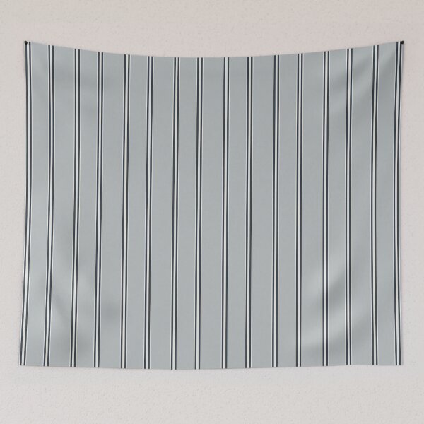 Item preview, Stripes - Samovar Silver, Naval Blue & Alabaster White designed and sold by NolkDesign.