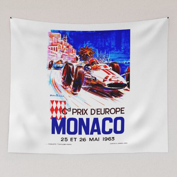 Item preview, MONACO: Vintage Grand Prix Auto Racing Advertising Print designed and sold by posterbobs.