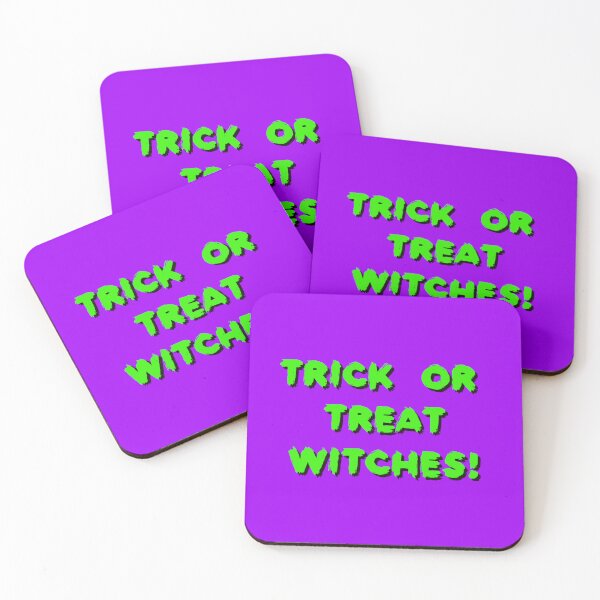 Item preview, Trick Or Treat Witches! - Funny Halloween Puns designed and sold by LMoonDesigns.