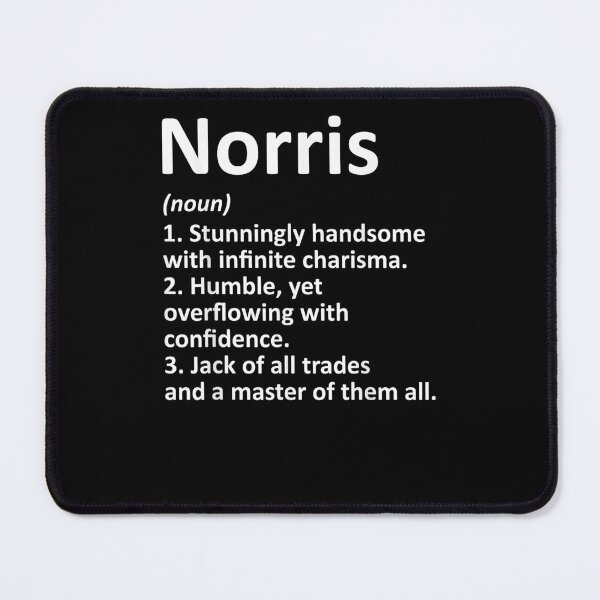 Item preview, NORRIS Definition Personalized Name Funny Birthday designed and sold by Dinielpaker.
