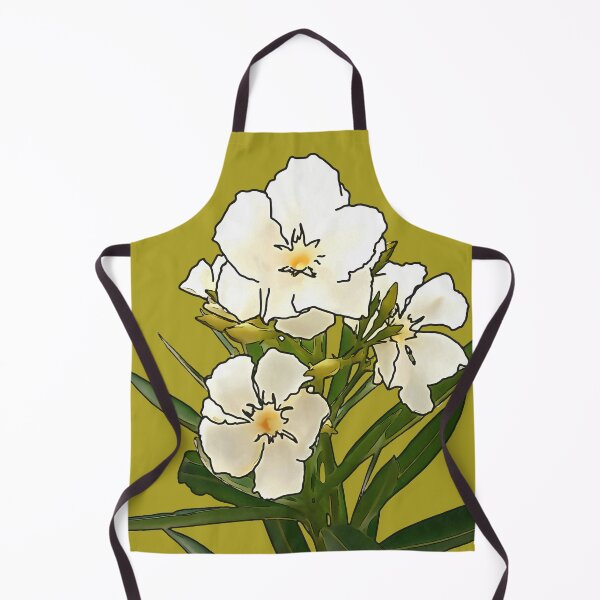 Item preview, White Oleander Black Outline Art designed and sold by taiche.