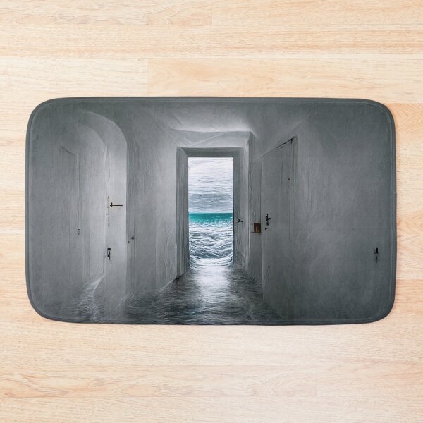 Item preview, White Door Holds Back the Ocean designed and sold by LessLowLast.