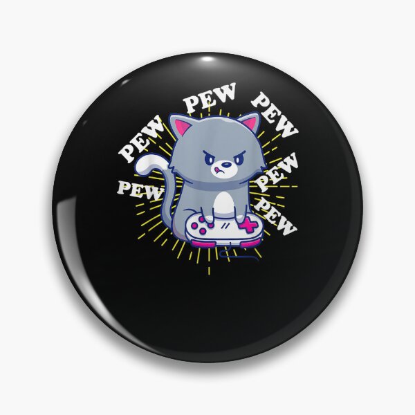 Item preview, Pew Pew Pew cute Cat Gamer Headset Cats Cat Gamer  designed and sold by Dinielpaker.