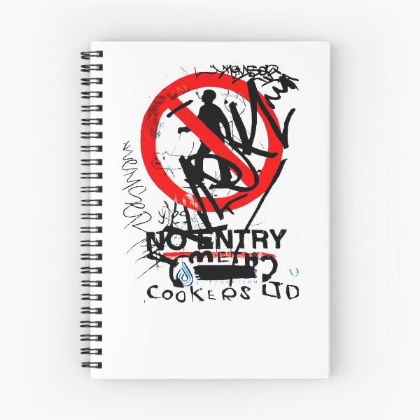 Item preview, No Entry street art graffiti t shirt designed and sold by Johannesart.
