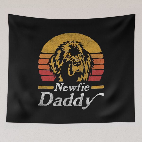 Item preview, Retro Vintage Newfoundland Daddy designed and sold by More Cute Dogs.