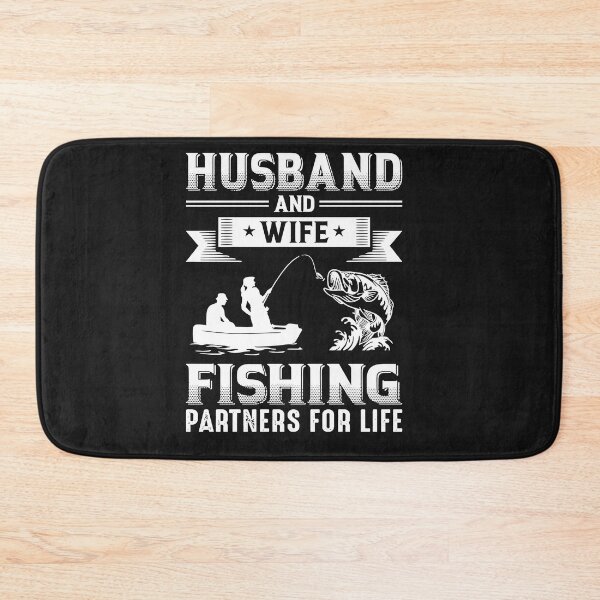Item preview, Husband and Wife Fishing Partners For Life Vintage Fishing Tee designed and sold by alanxgoldberger.