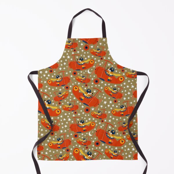 Item preview, Dog Pilot Flies A Fighter Plane into Space khaki designed and sold by Colour Angel by KV.
