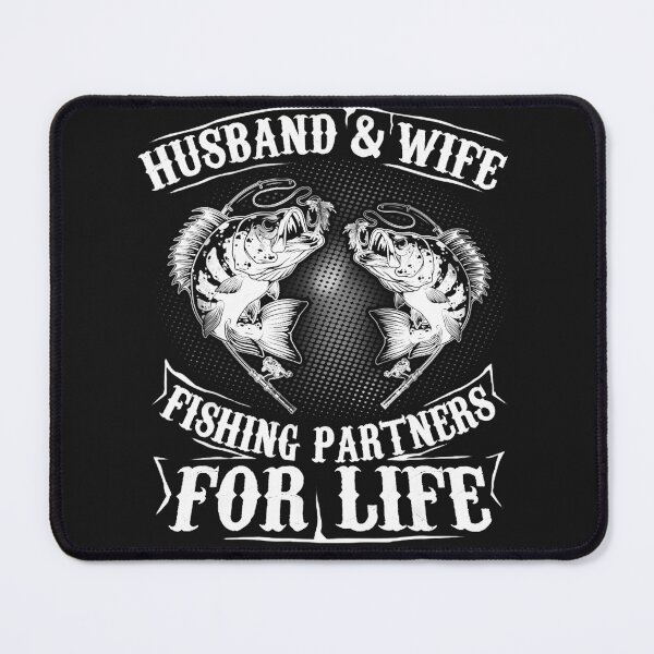 Item preview, Husband And Wife Fishing Partners For Life Fishing Vintage designed and sold by alanxgoldberger.