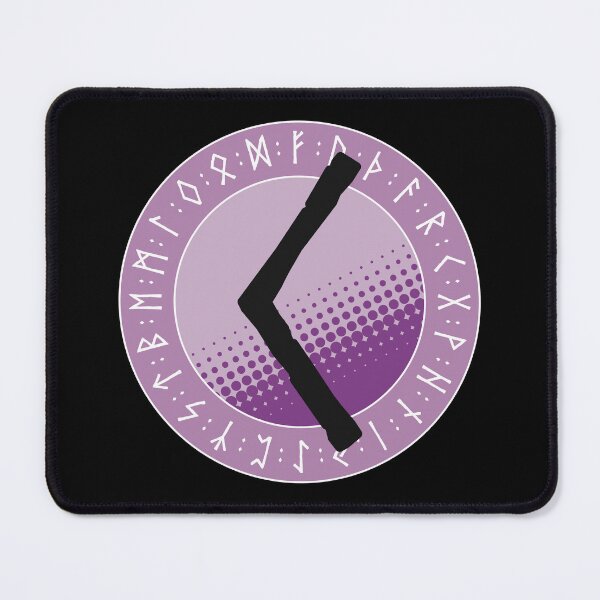 Item preview, Kenaz (Fire) - Viking Runes and Runic Symbols designed and sold by iscaStudioArt.