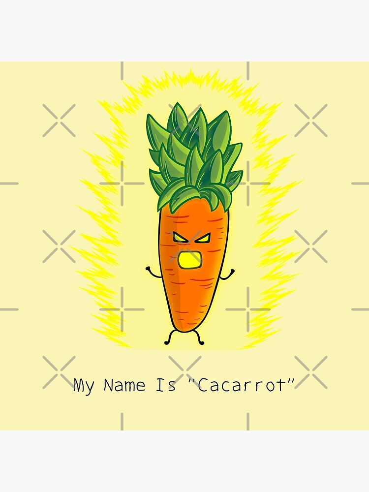 "funny carrot cosplay dragon ball z kakarot" Poster for Sale by