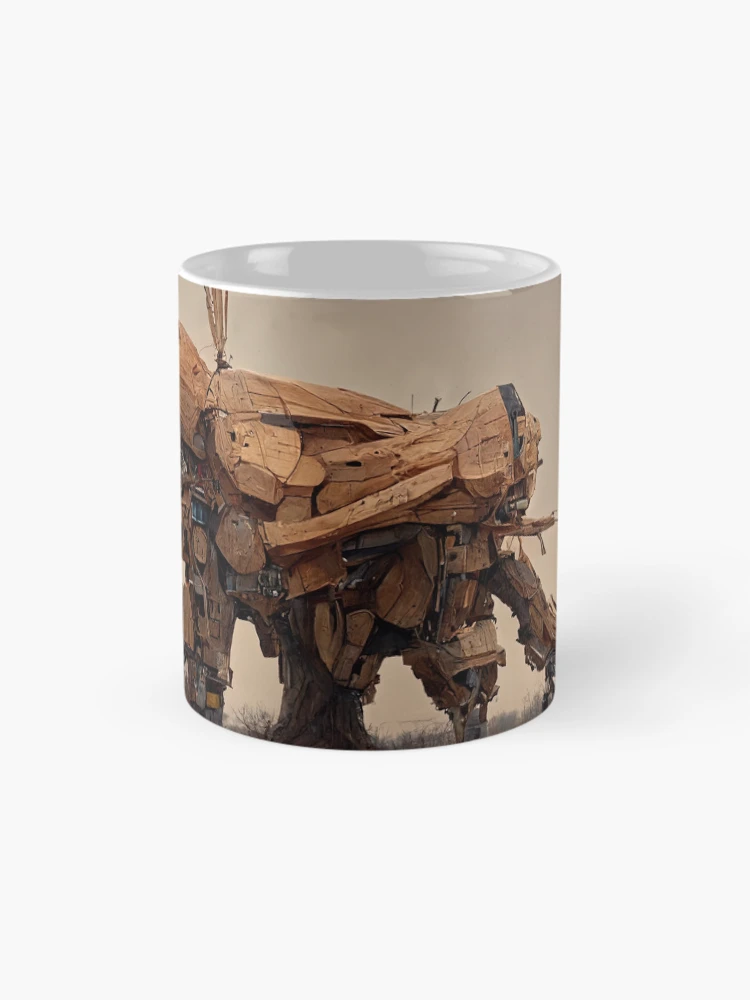 Thumbnail 4 of 6, Coffee Mug, Native American Ritual Mech designed and sold by LessLowLast.