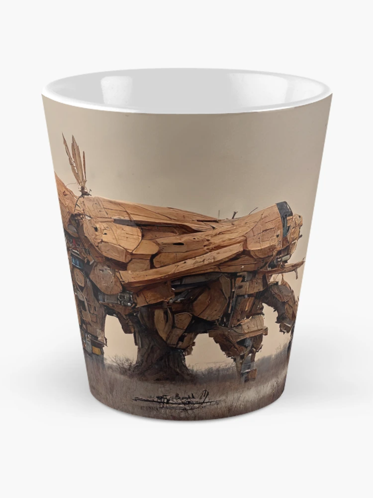 Thumbnail 2 of 4, Coffee Mug, Native American Ritual Mech designed and sold by LessLowLast.