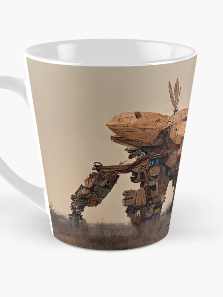 Thumbnail 3 of 4, Coffee Mug, Native American Ritual Mech designed and sold by LessLowLast.
