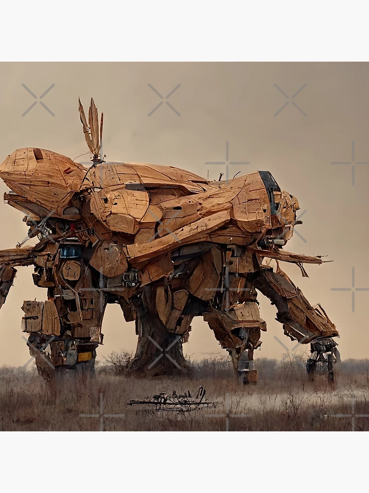 Thumbnail 2 of 2, Tote Bag, Native American Ritual Mech designed and sold by LessLowLast.