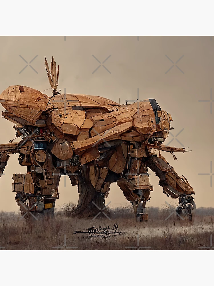 Thumbnail 4 of 4, Clock, Native American Ritual Mech designed and sold by LessLowLast.
