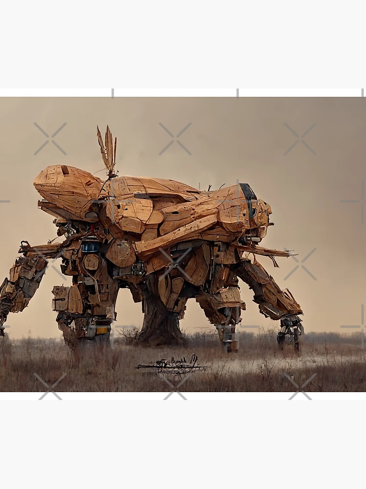 Thumbnail 6 of 6, Throw Blanket, Native American Ritual Mech designed and sold by LessLowLast.