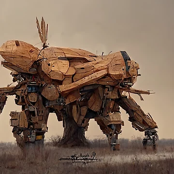 Artwork thumbnail, Native American Ritual Mech by LessLowLast